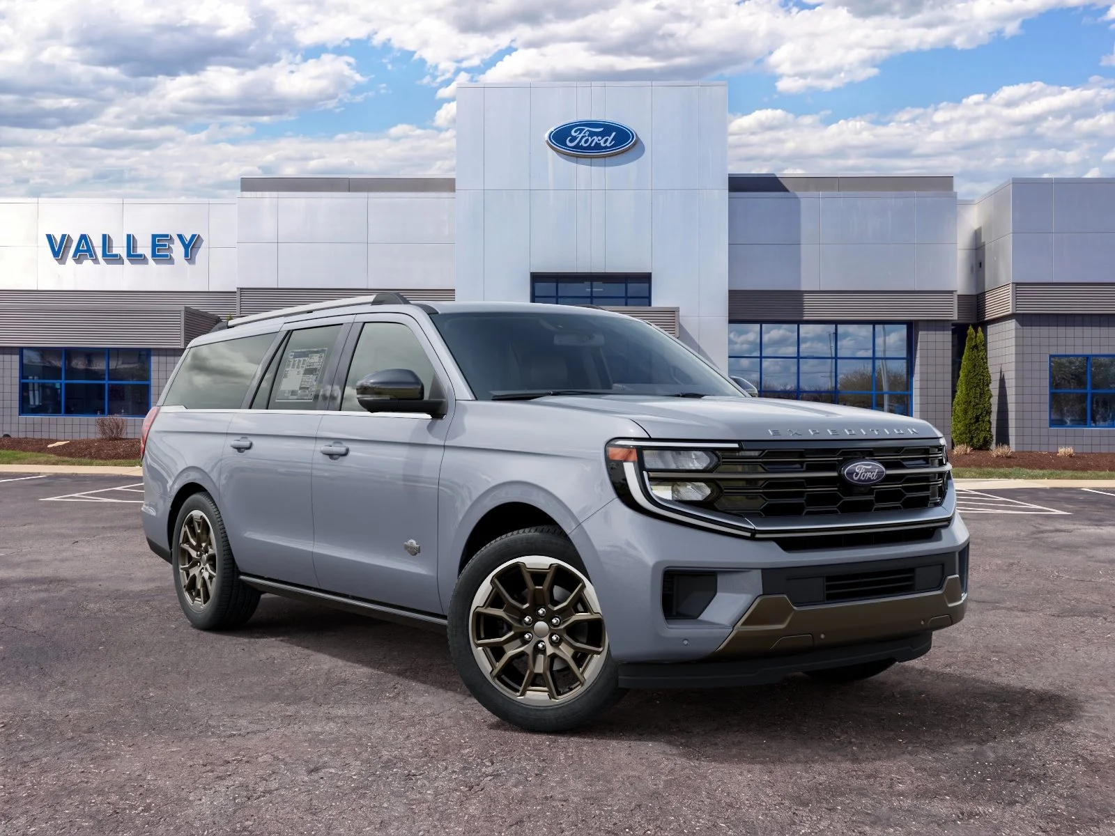 New 2027 Glacier Gray Metallic Tri-Coat Ford MAX King Ranch® image 1