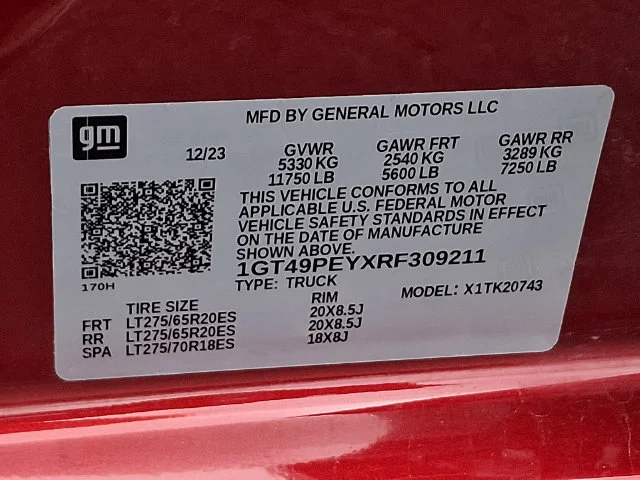Used 2024 Red GMC AT4 image 29