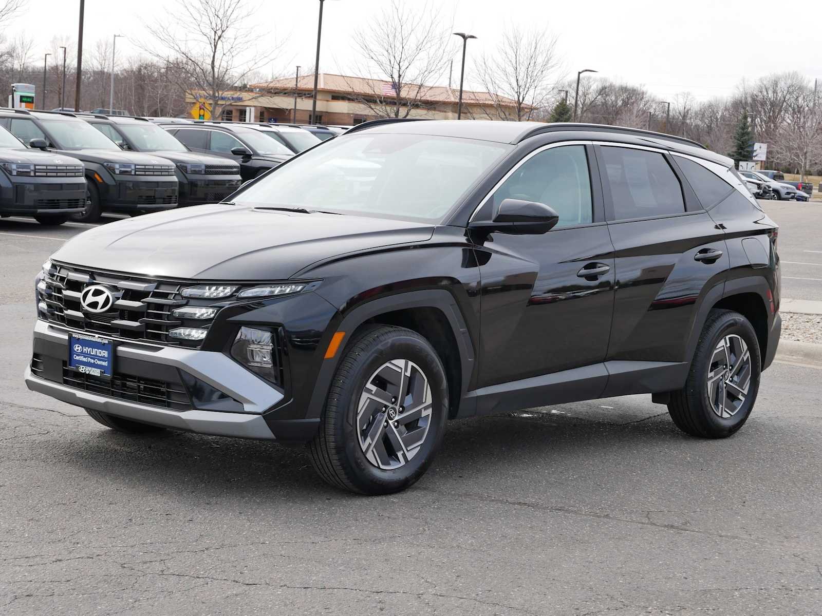 Certified 2025 Hyundai Tucson Blue with VIN KM8JBDD11SU372284 for sale in Mankato, Minnesota