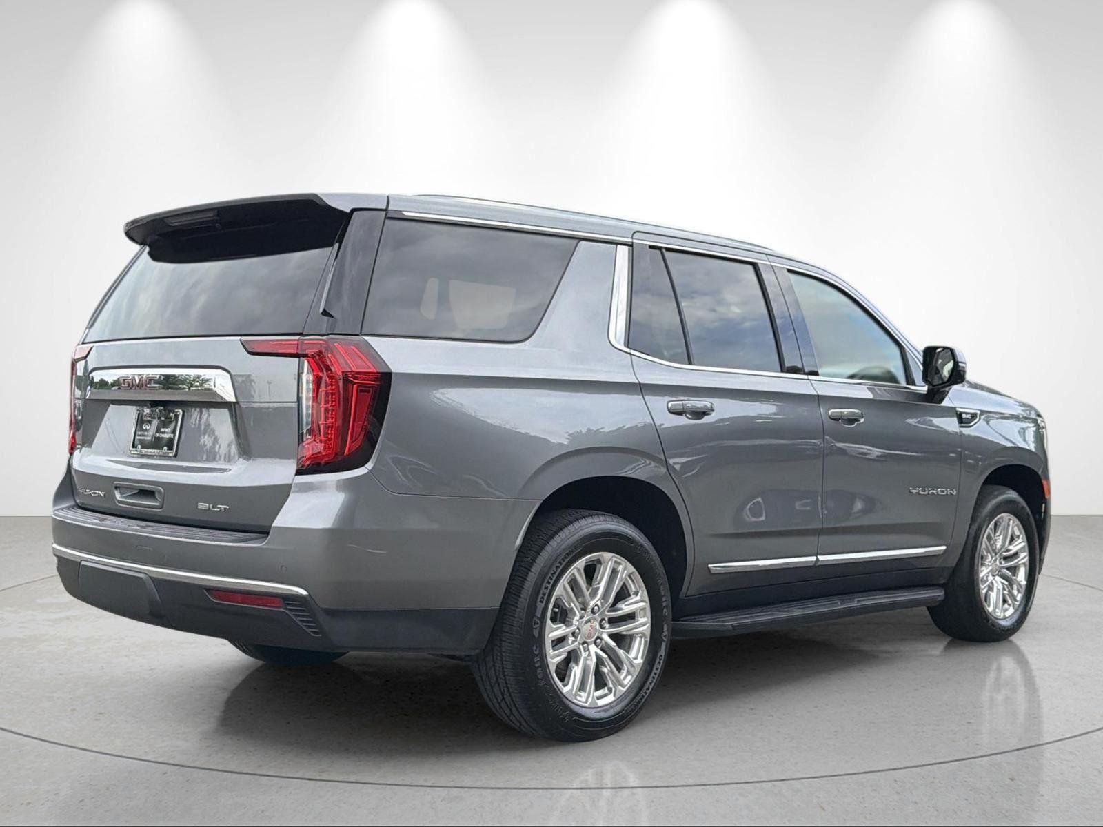 Used 2021 Satin Steel Metallic GMC SLT image 5