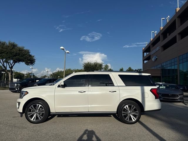 Used 2021 Star White Metallic Tri-Coat Ford Limited image 2