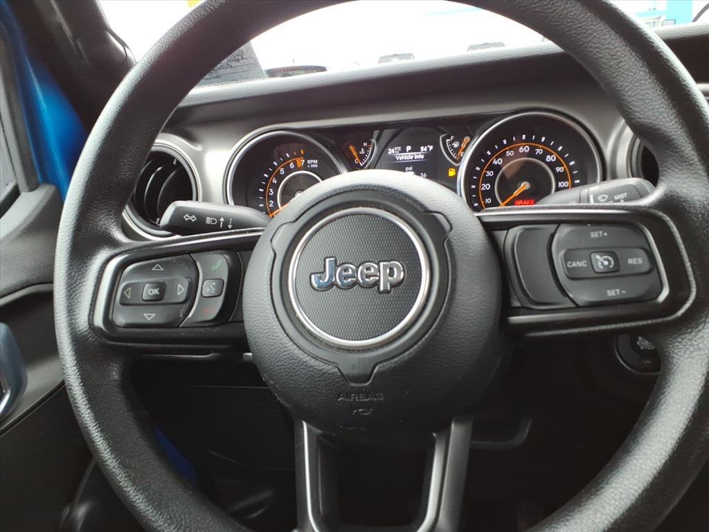 Used 2021 Hydro Blue Pearlcoat Jeep Willys Sport image 16