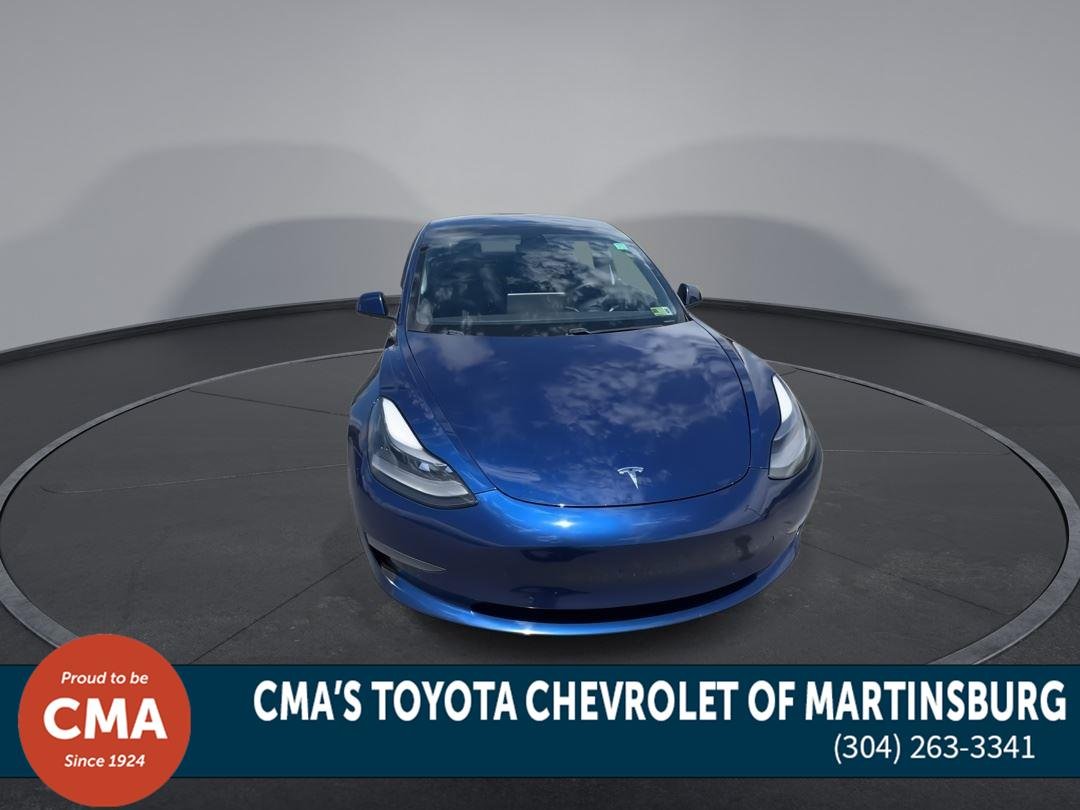 Used 2021 Deep Blue Metallic Tesla Long Range image 3