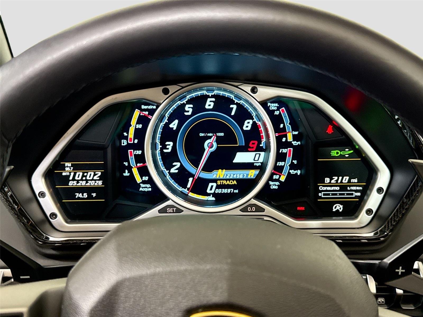 Used 2016 Nero Aldebaran Lamborghini LP 700-4 | Vorsteiner Carbon Wing | Carbon Interior image 17