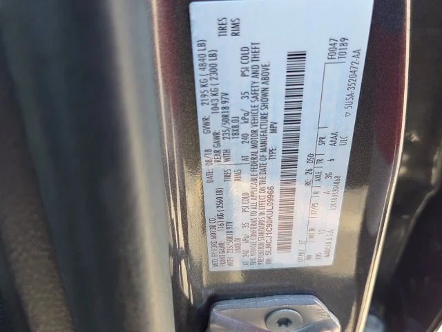 Used 2019 Magnetic Gray Metallic Lincoln Standard image 16