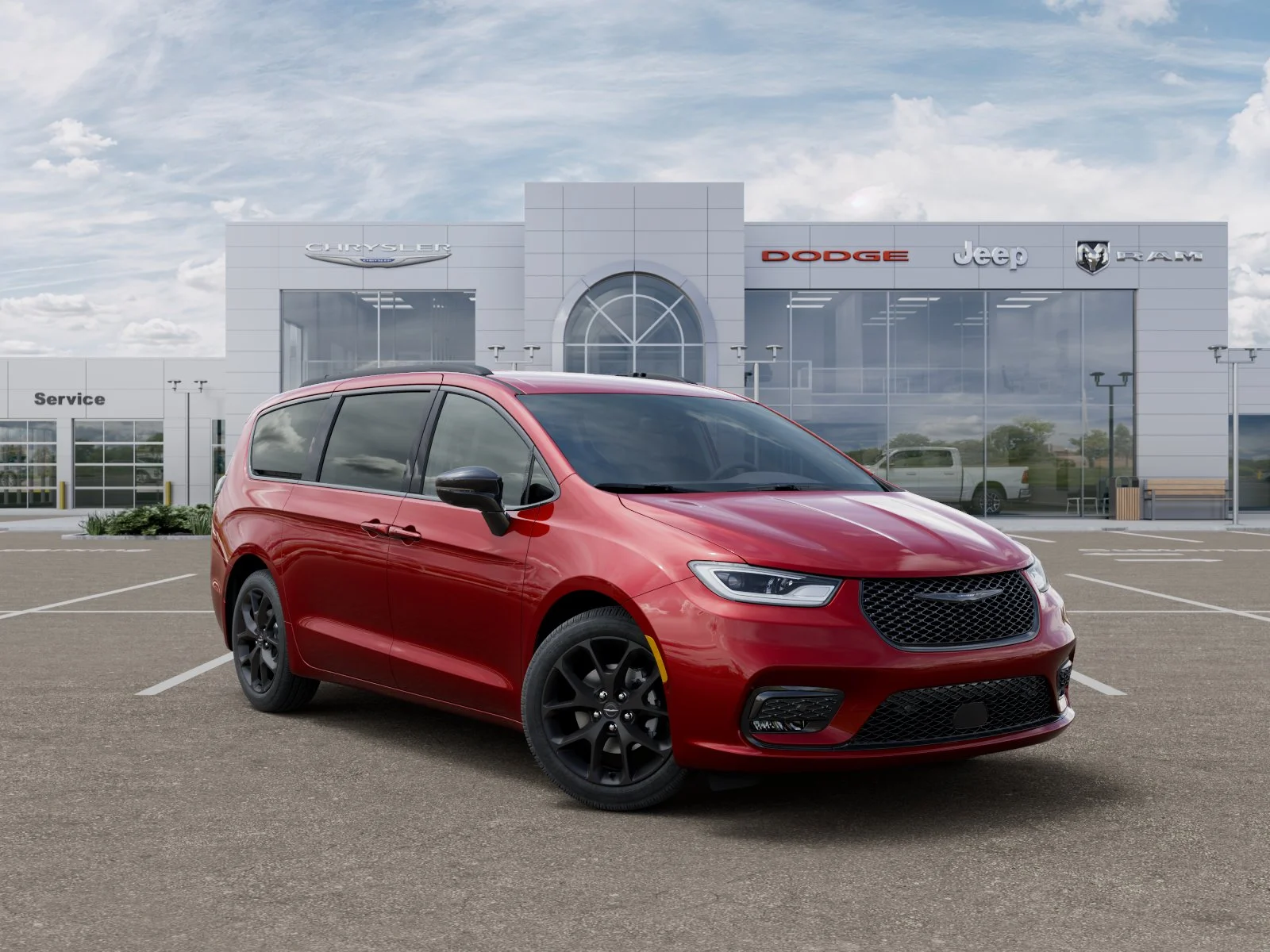 New 2026 Red Hot Pearl-Coat Exterior Paint Chrysler Select image 34