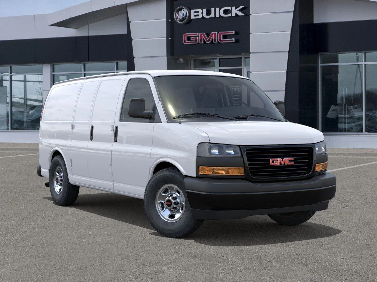 New 2026 Summit White GMC Work Van image 7