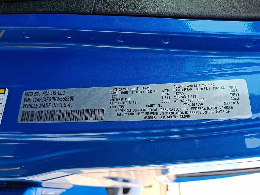 New 2027 Hydro Blue Pearlcoat Jeep Sahara image 19