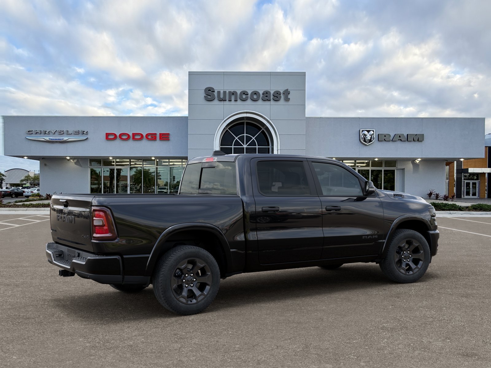 New 2026 Diamond Black Crystal Pearl-Coat Exterior Paint RAM BIG HORN image 9