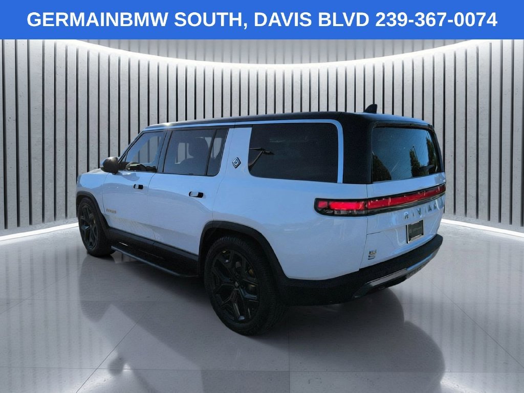 Used 2024 Glacier White Rivian Adventure Quad Motor Large Pack image 7