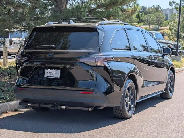 Used 2025 Midnight Black Metallic Toyota Woodland Edition image 3