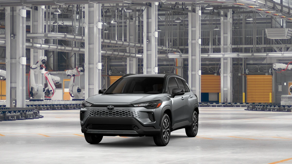New 2026 Sonic Silver with Jet Black roof Toyota Hybrid SE image 18