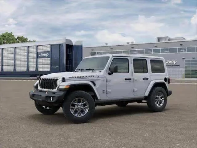 New 2026 Bright White Clear-Coat Exterior Paint Jeep 85th Anniversary image 2