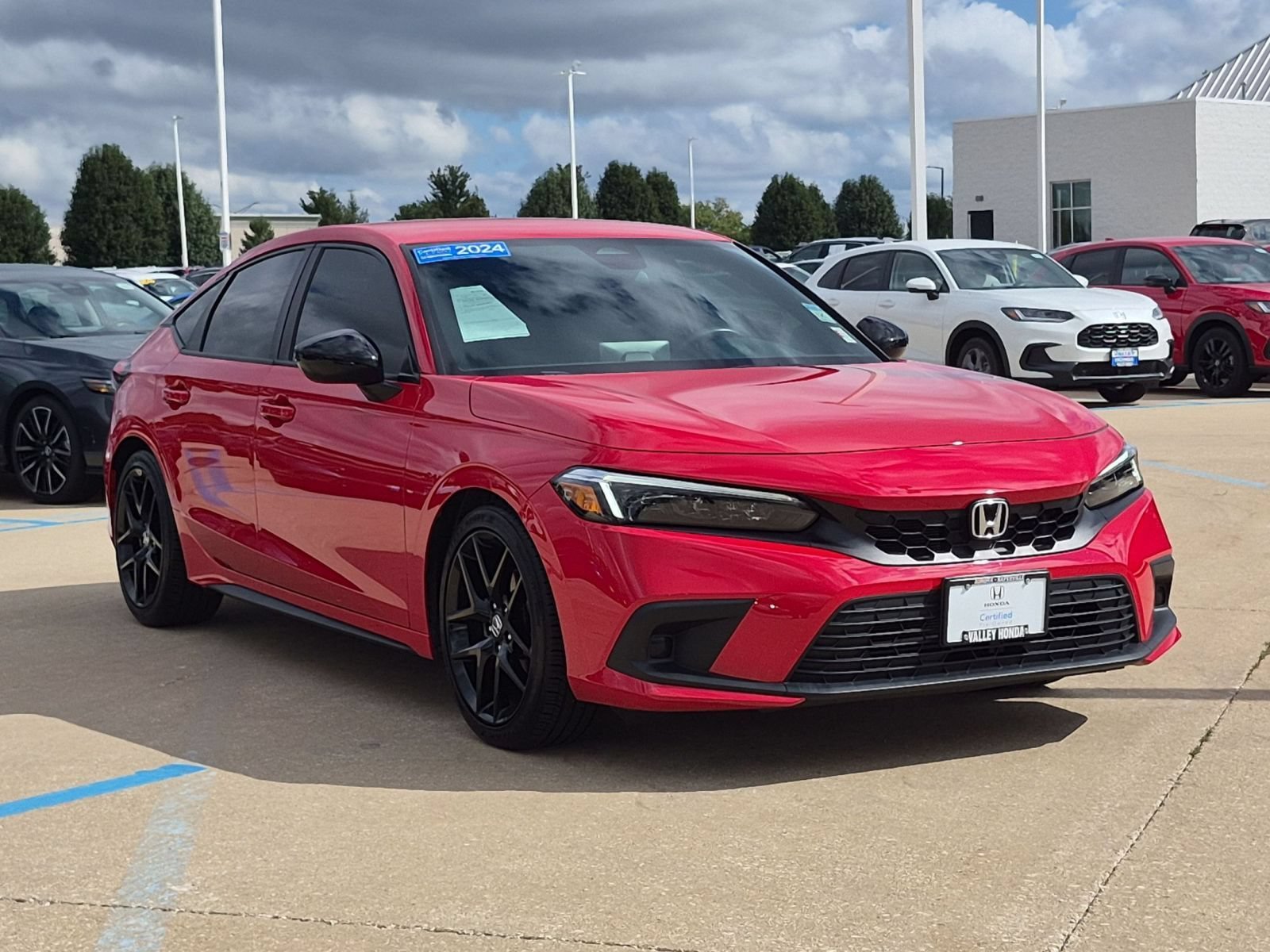 Certified Used 2024 Rallye Red Honda Sport image 4