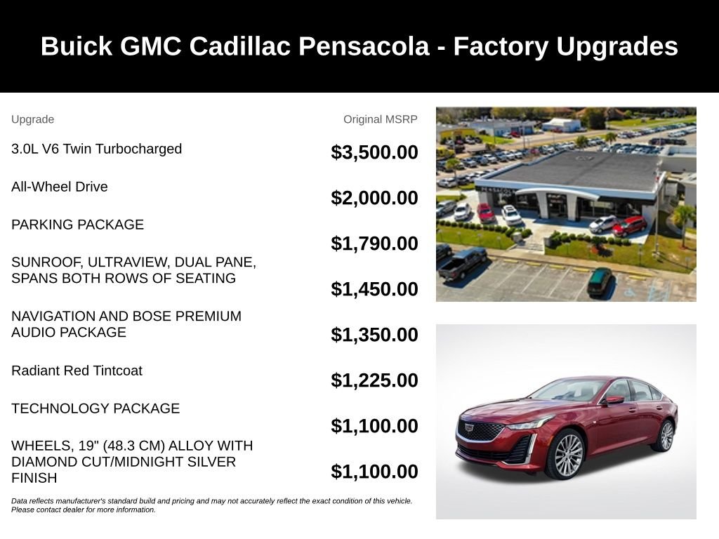 Used 2023 Red Cadillac Premium Luxury image 4