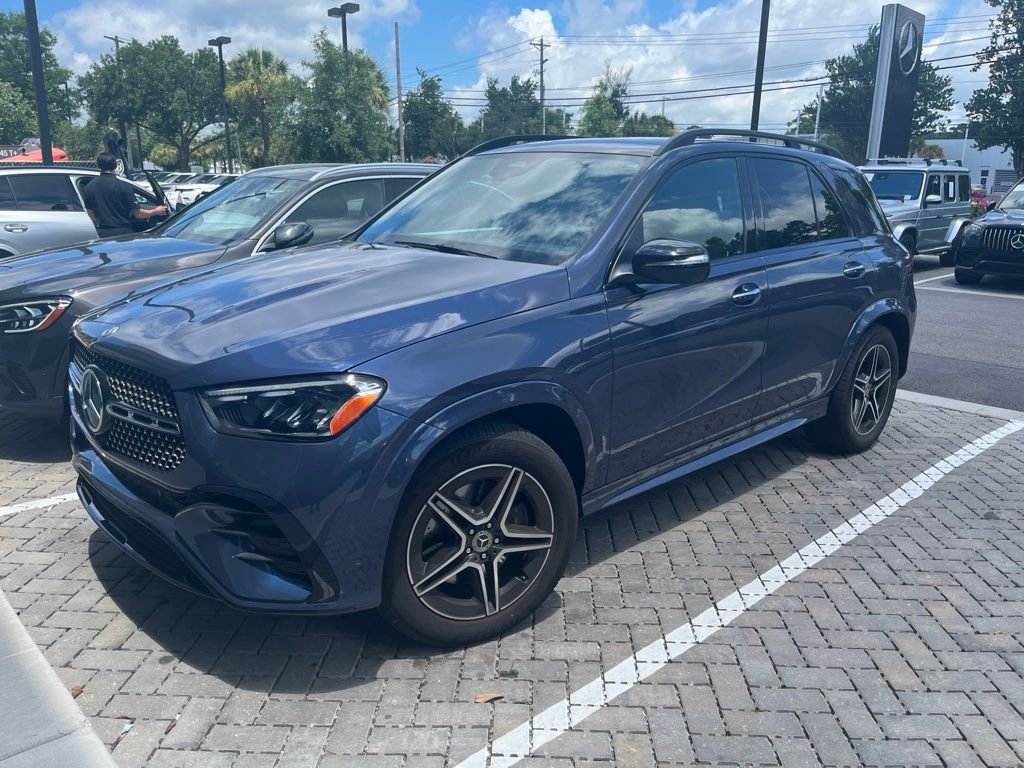 Certified Used 2024 Blue Mercedes-Benz GLE 350 image 2