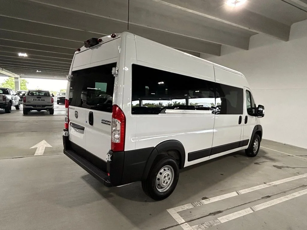 Used 2023 Bright White Clearcoat Ram High Roof image 4