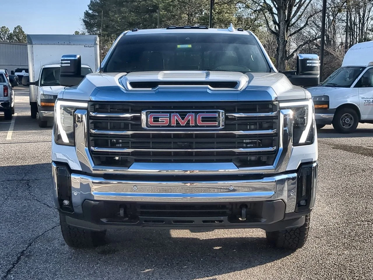 New 2026 Summit White GMC SLT image 3