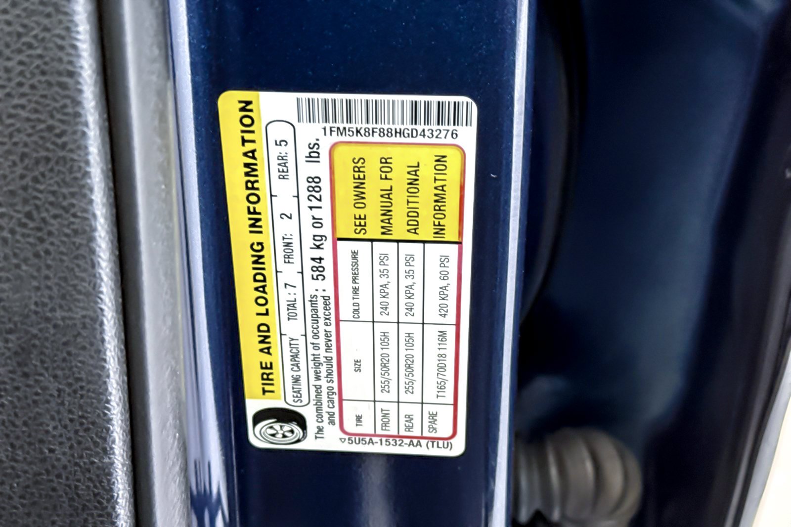 Used 2017 Blue Jeans Metallic Ford Limited image 30