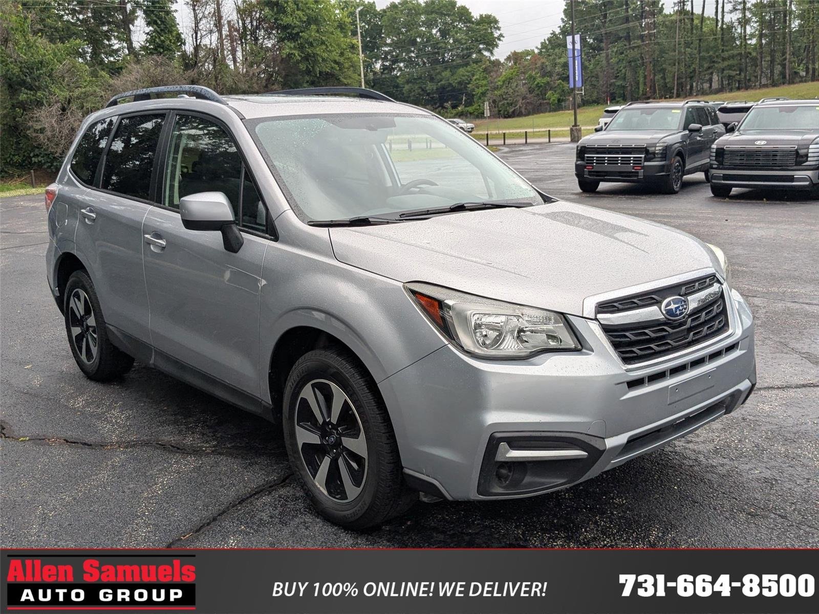 Ice Silver Metallic 2017 Subaru Forester 2.5i Premium SUV / Crossover All-Wheel Drive