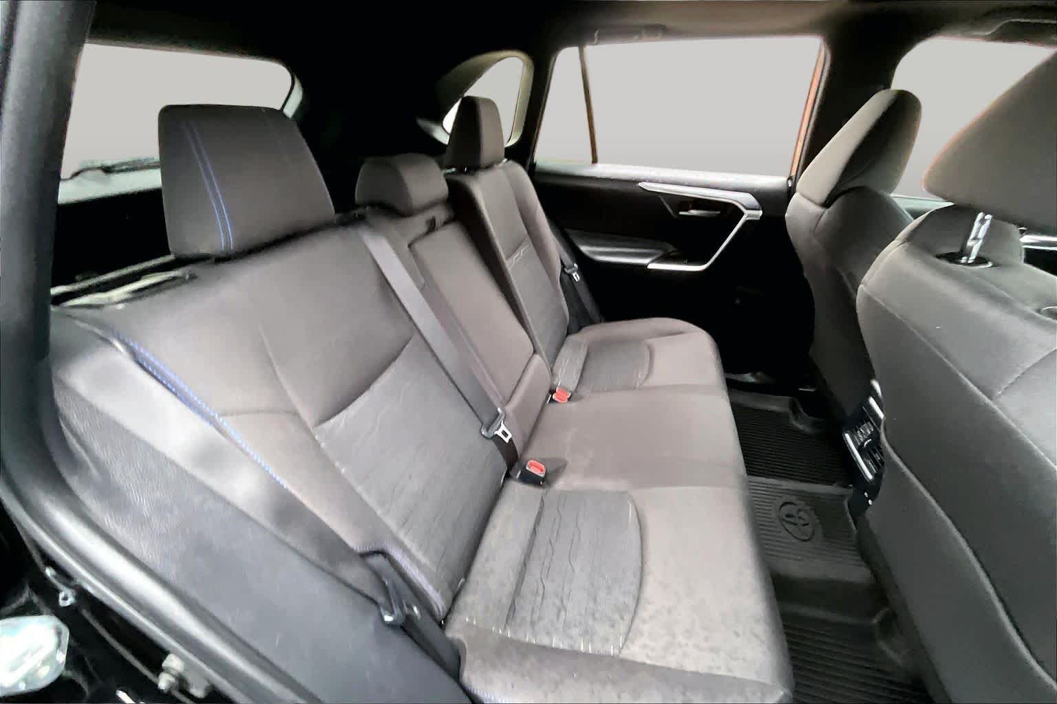 Used 2025 Midnight Black Metallic Toyota Hybrid SE image 17