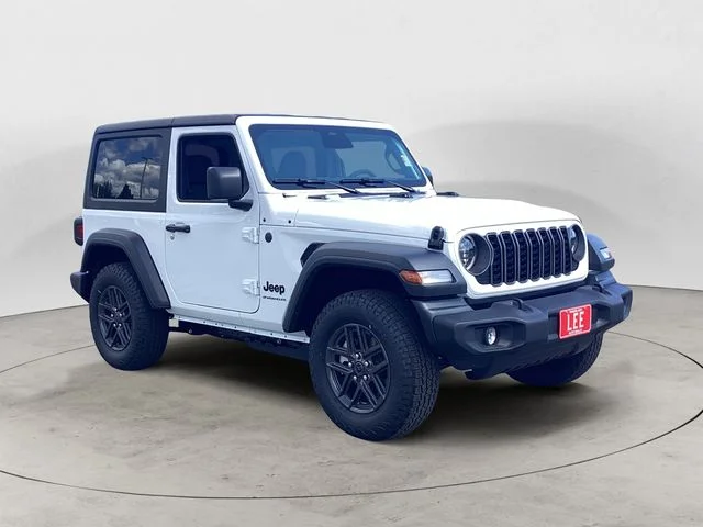 New 2026 Bright White Clearcoat Jeep 2-Door Sport S 4x4 image 8