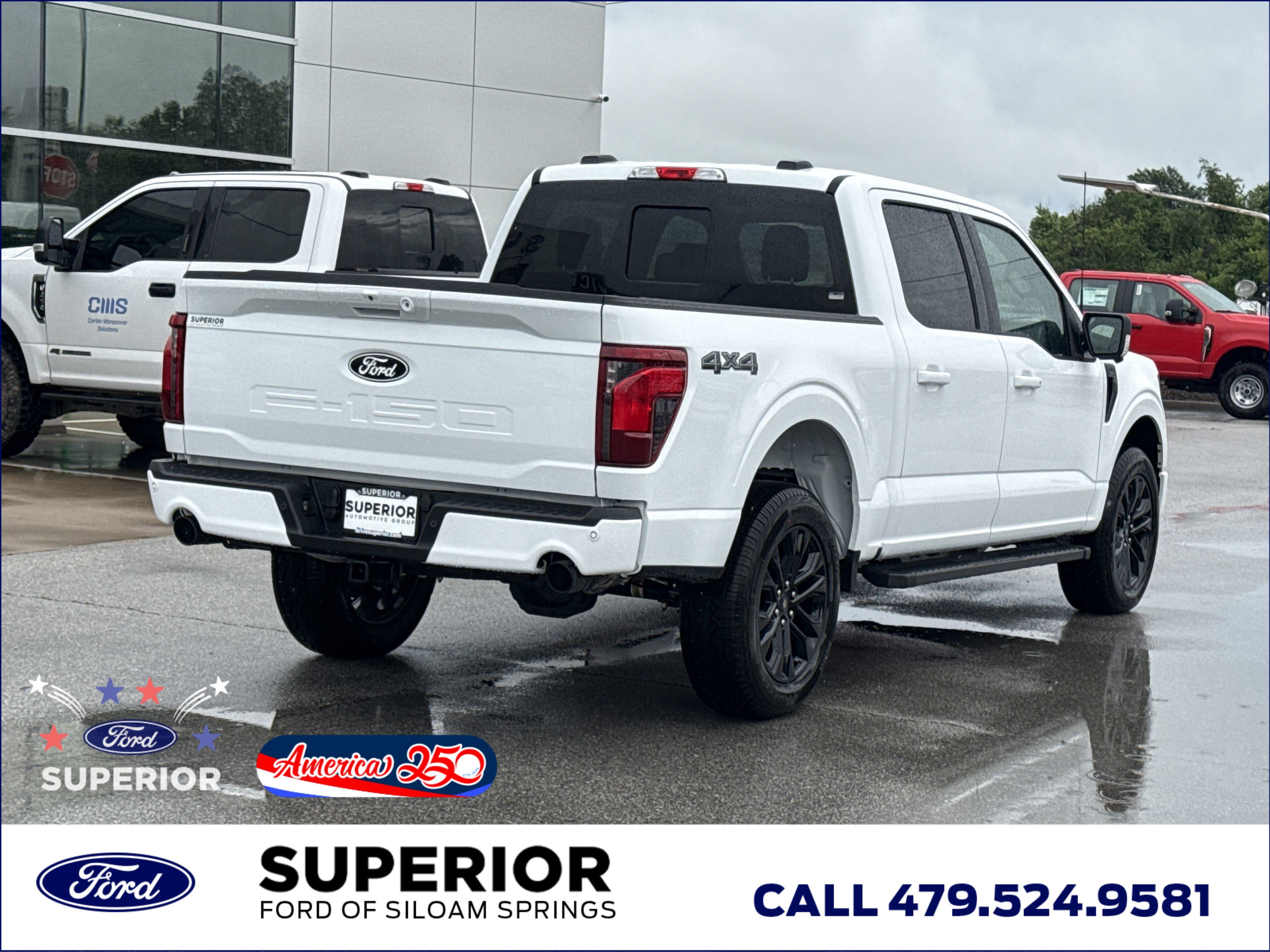 New 2026 Oxford White Ford XLT 4WD SuperCrew image 3