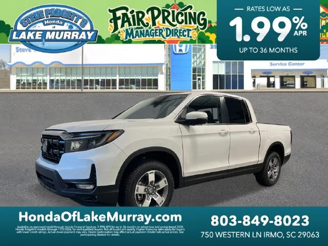 New 2026 Platinum White Pearl Honda RTL image 1