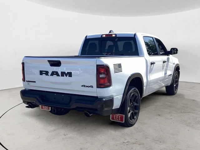 New 2026 Bright White Clearcoat Ram LARAMIE CREW CAB 4X4 5