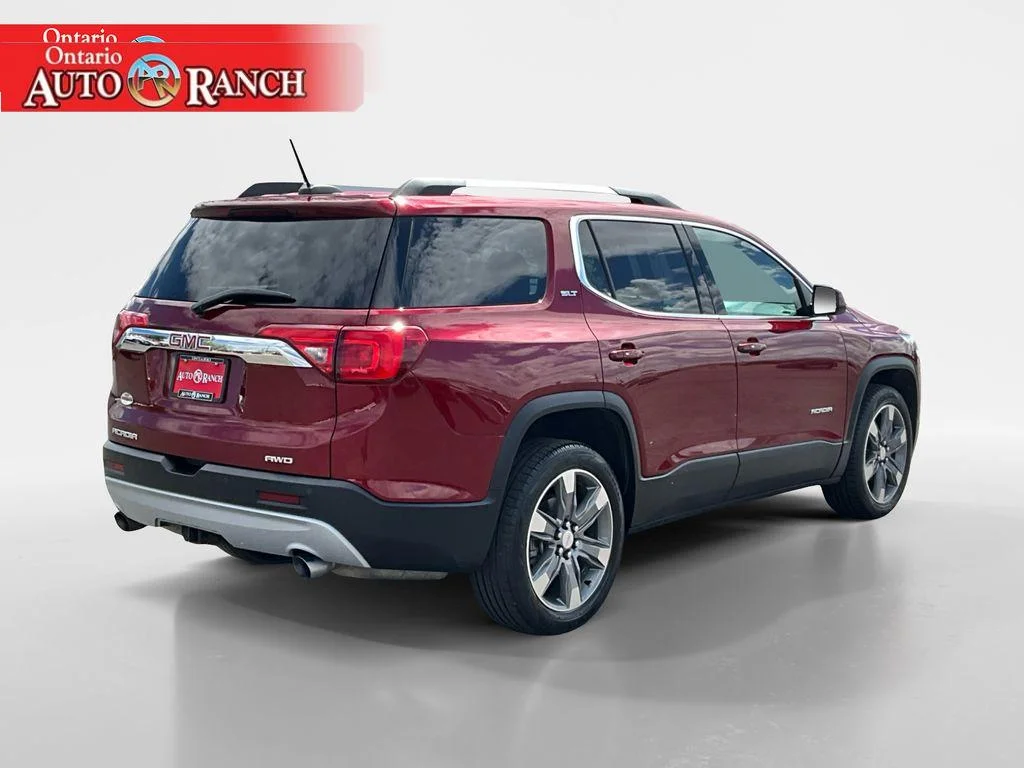 Used 2018 Crimson Red Tintcoat GMC SLT image 5
