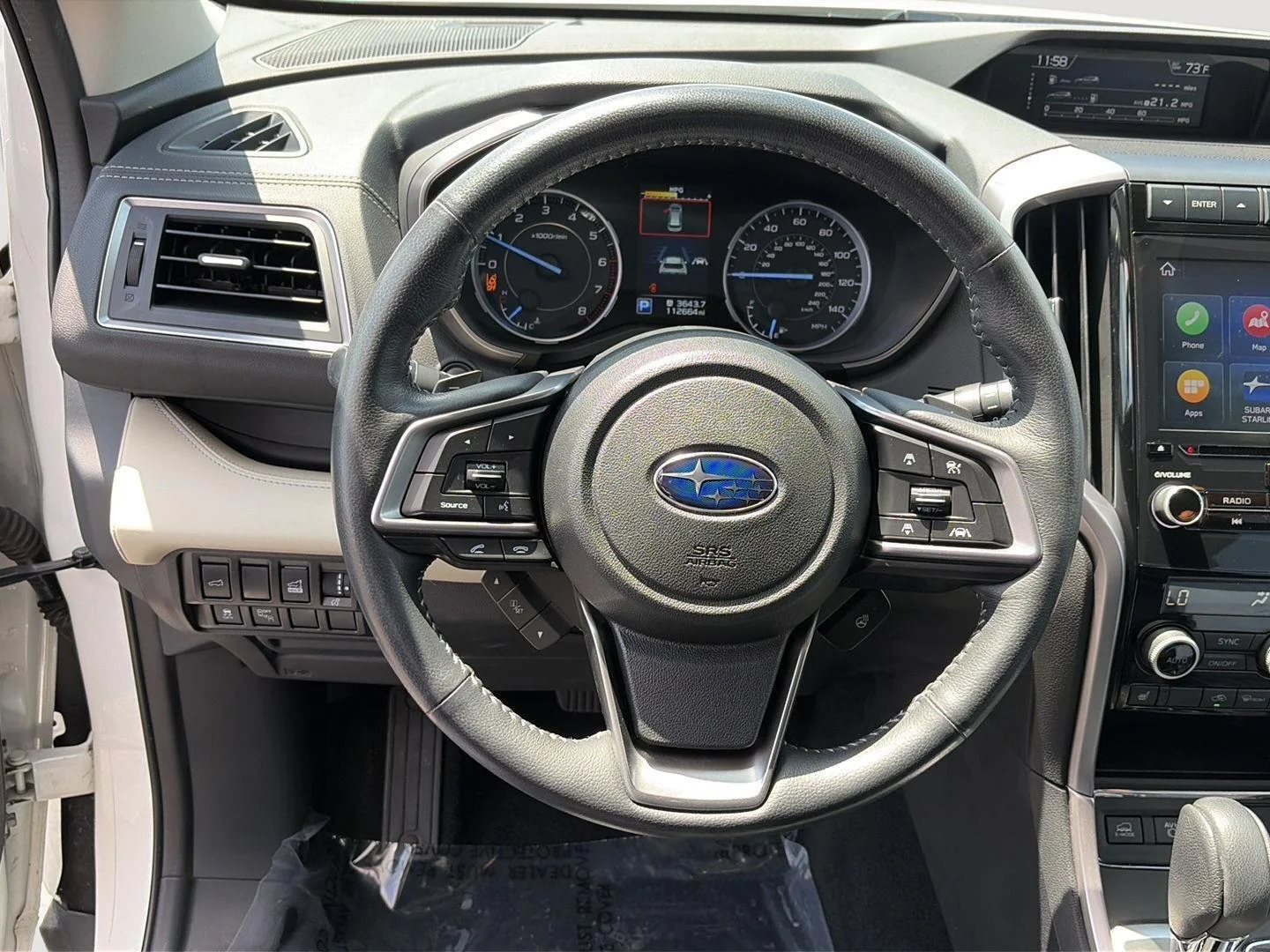 Used 2019 Crystal White Pearl Subaru Limited image 16