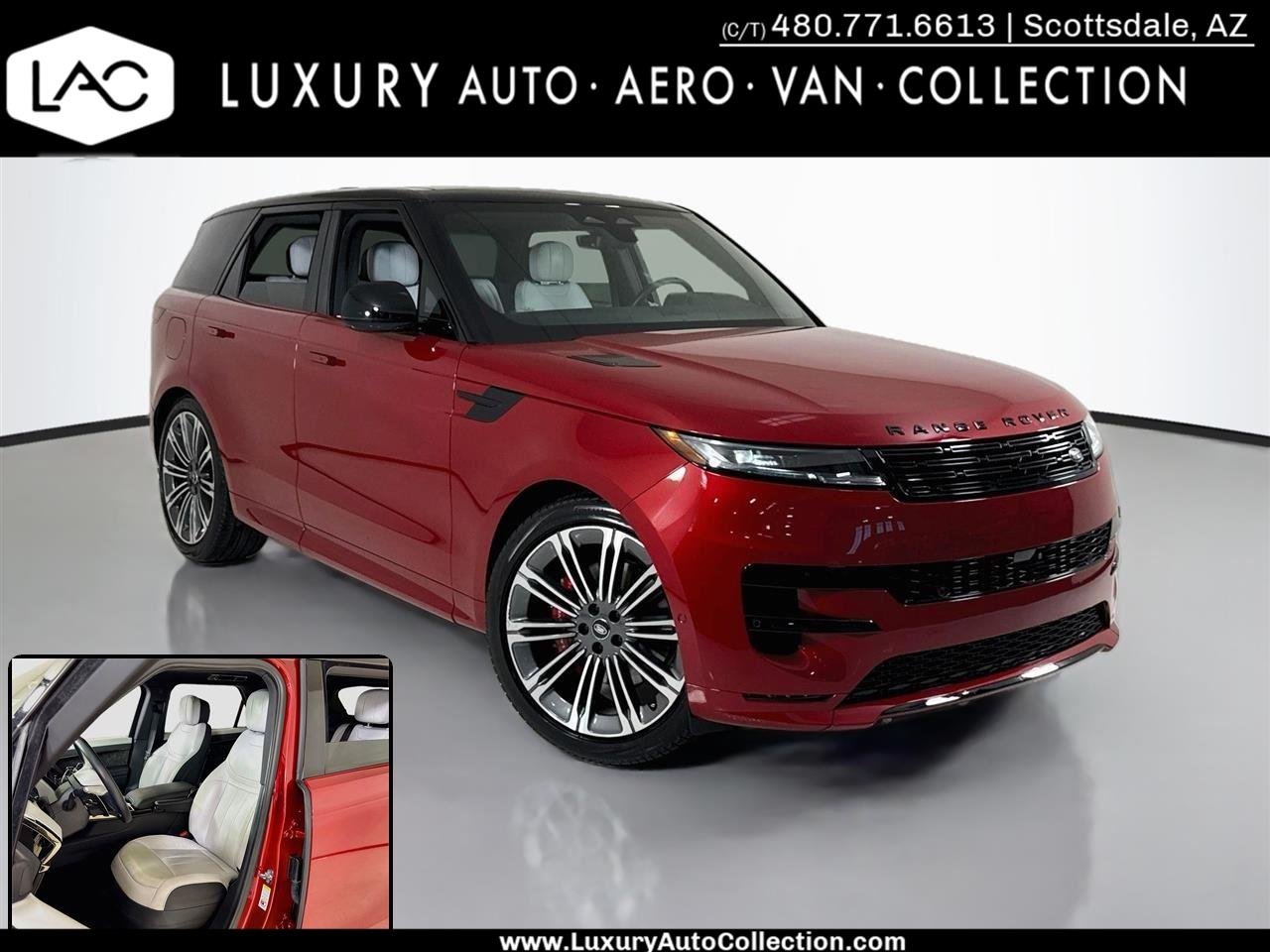 Used 2024 Firenze Red Metallic Land Rover Dynamic SE | 360 Camera | Black Top Two Tone image 1
