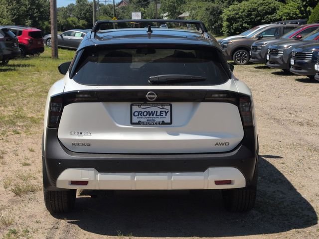 New 2026 Aspen White TriCoat / Super Black Two-tone Nissan SV image 4