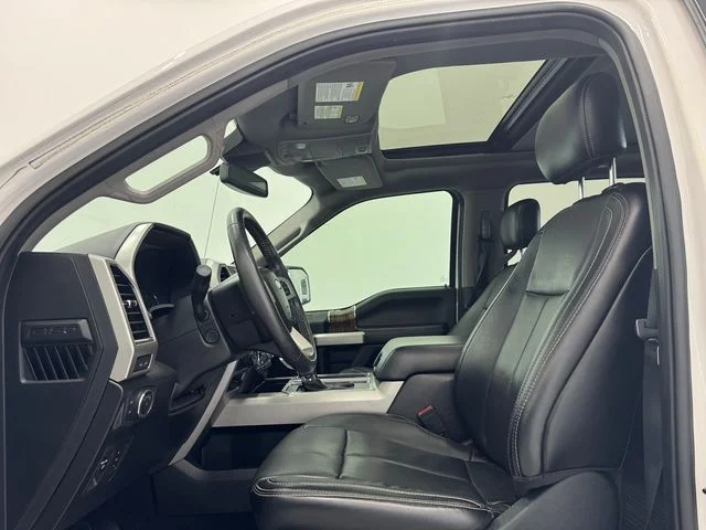 Used 2019 White Platinum Clearcoat Metallic Ford Lariat image 19