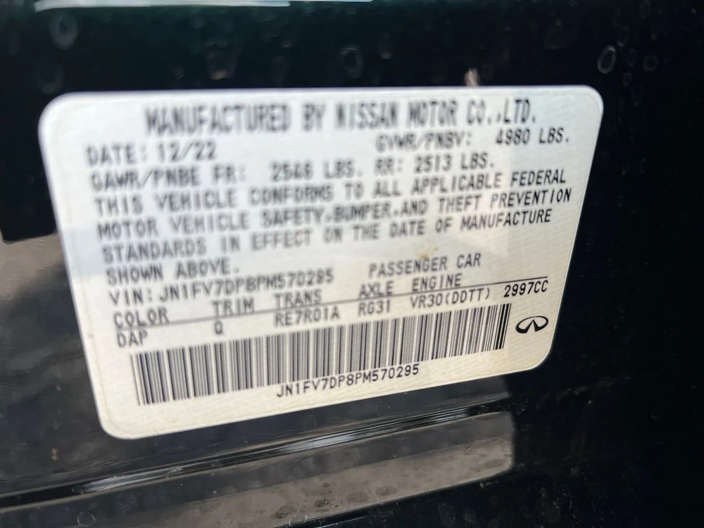 Used 2023 Black INFINITI Red Sport 400 image 30