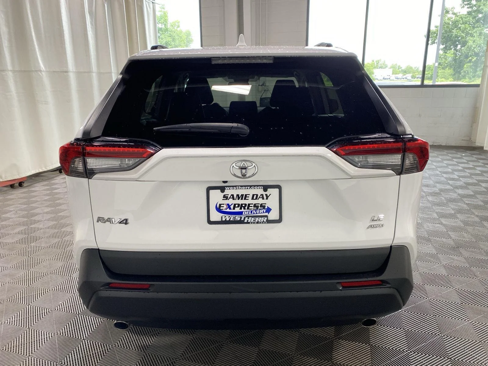 Used 2021 Super White Toyota LE image 6