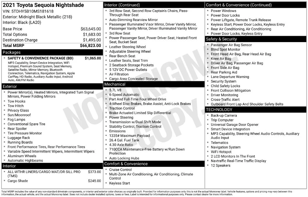 Used 2021 Black Toyota Nightshade image 10