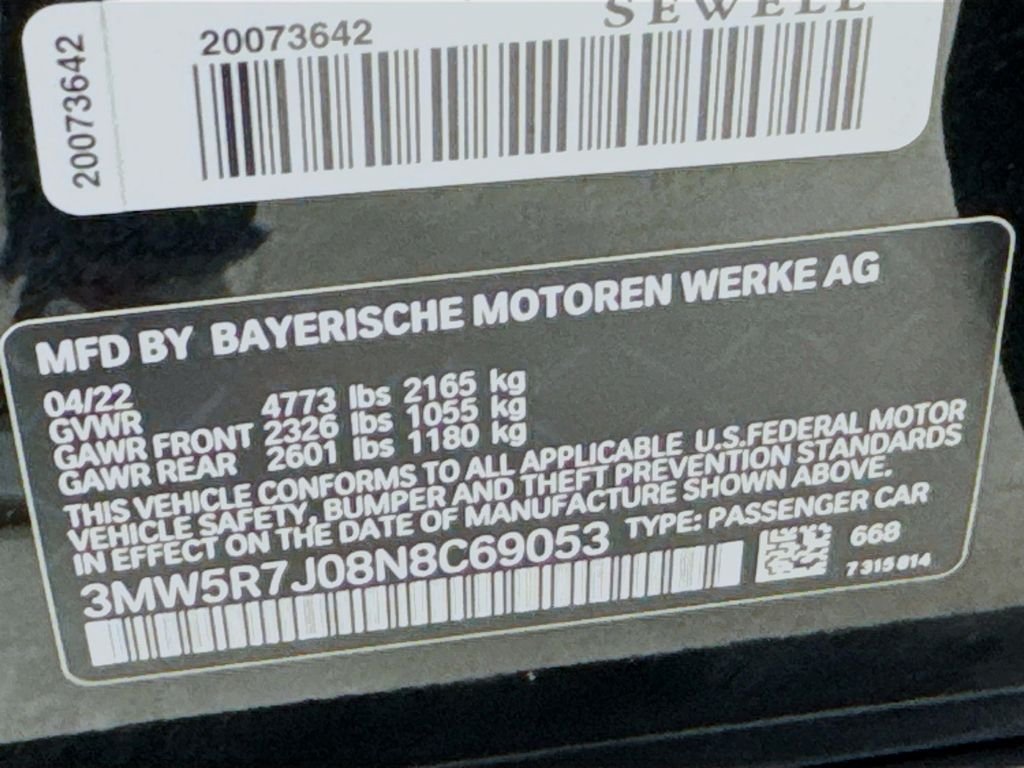 Used 2022 Jet Black BMW 330i xDrive image 44