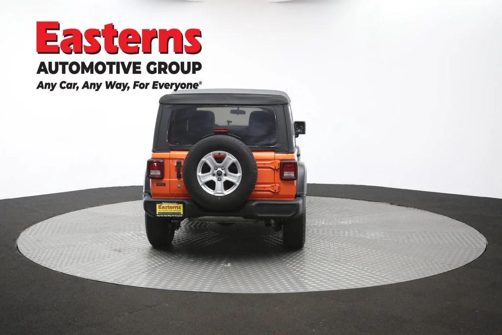 Used 2018 Orange Jeep Unlimited Sport S image 36