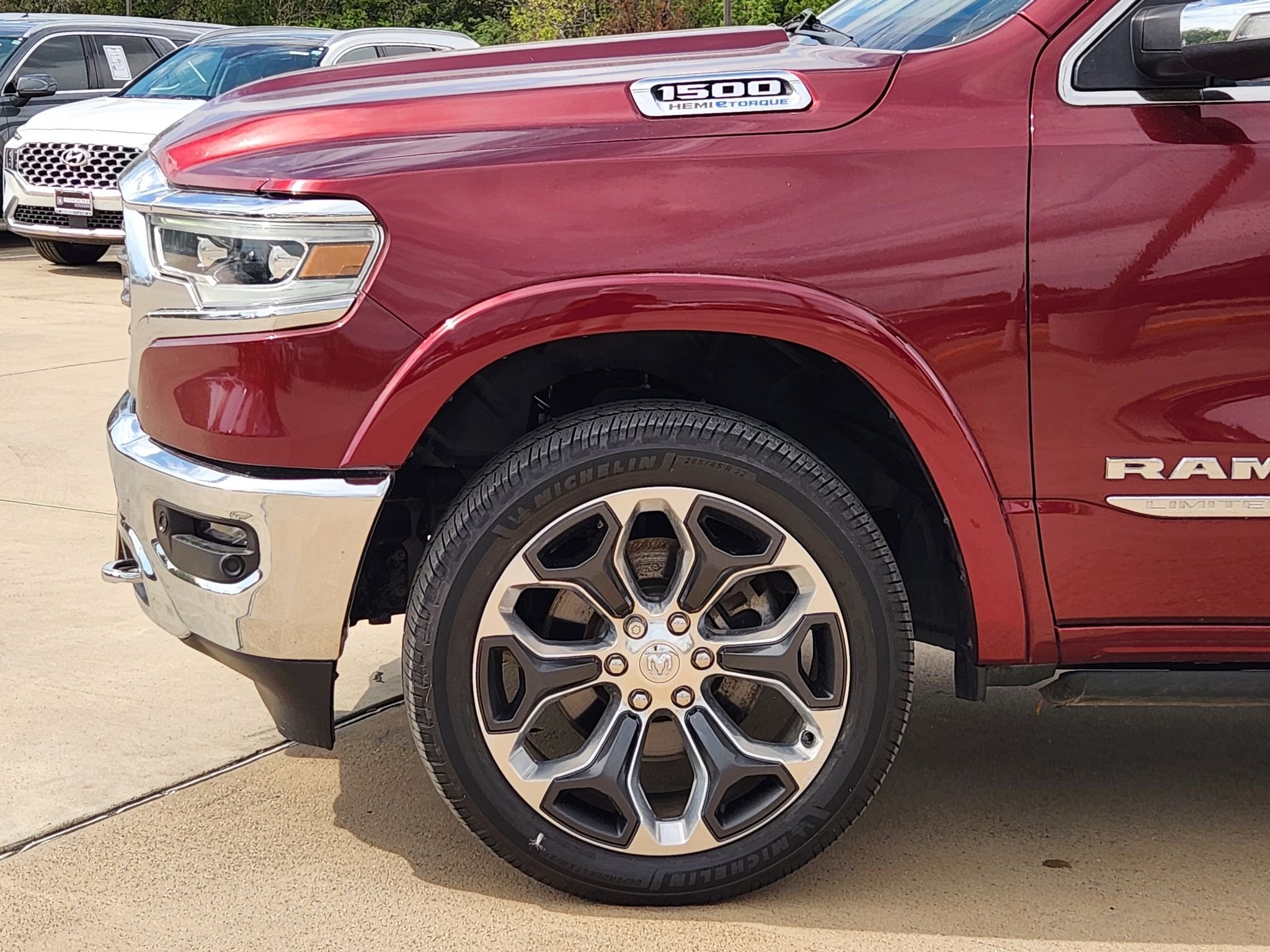 Used 2021 Delmonico Red Pearlcoat Ram Limited image 10
