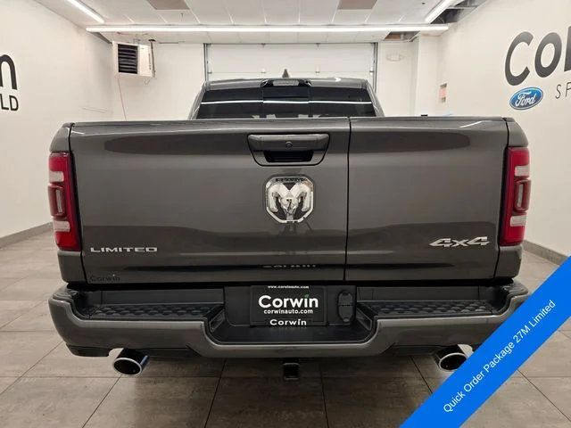 Used 2023 Granite Crystal Clearcoat Metallic Ram Limited image 4