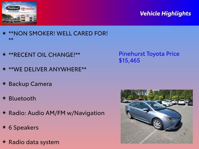 Used 2020 Blue Toyota LE image 30