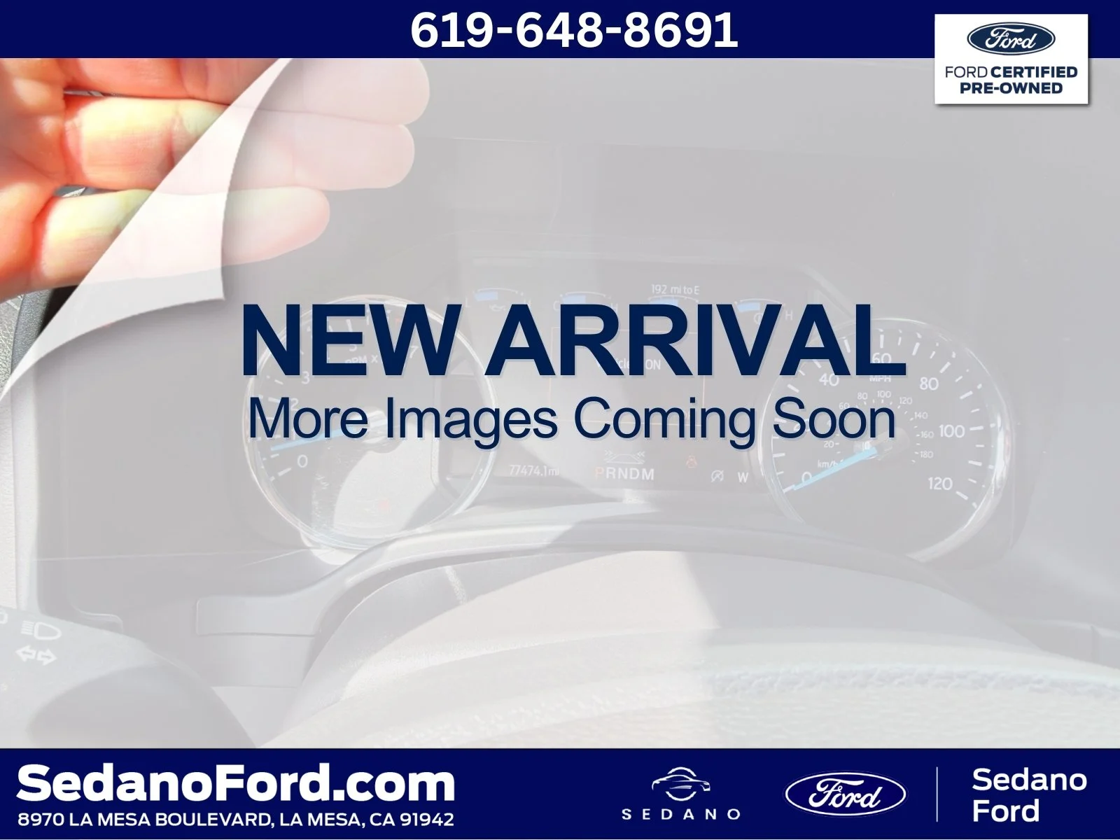 Certified Used 2021 White Metallic Ford Limited image 1