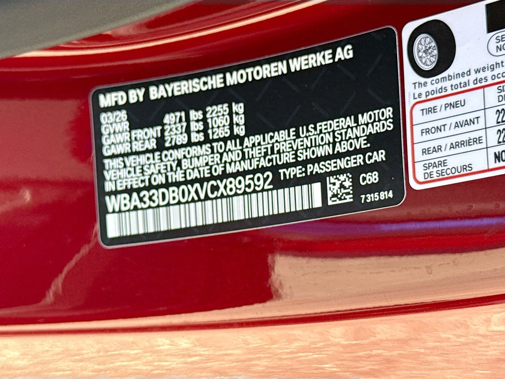 New 2027 Vegas Red Metallic BMW 430i image 41