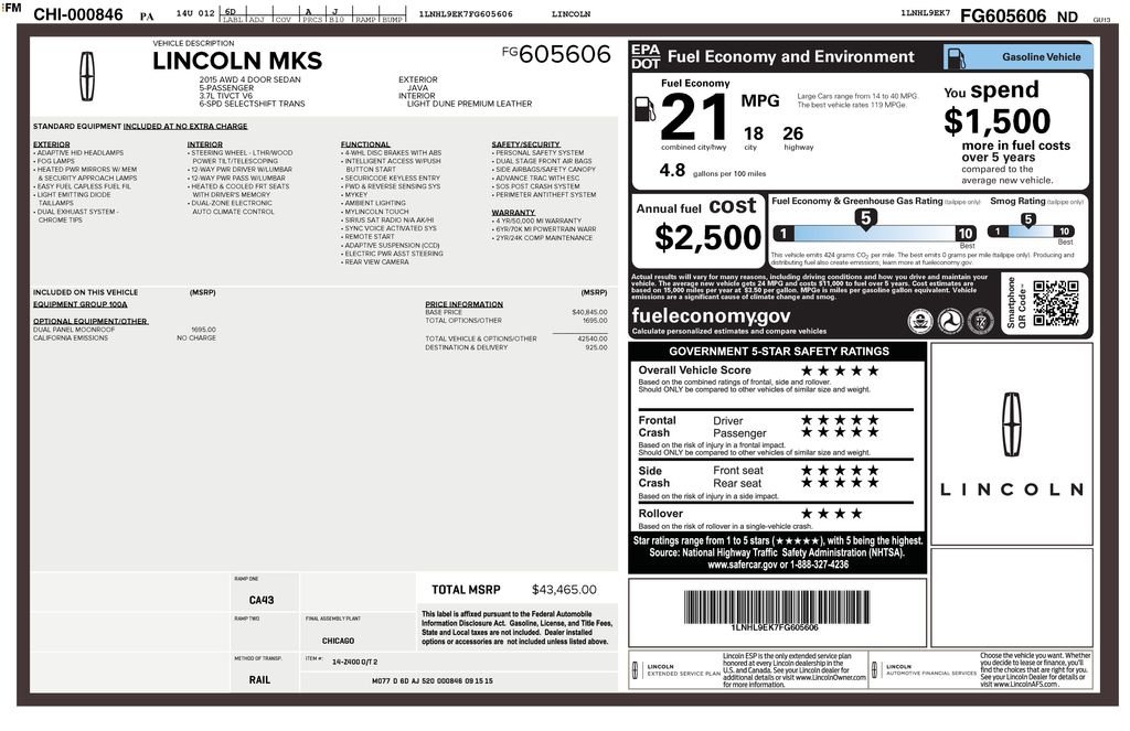 Used 2015 Brown Lincoln Base image 35
