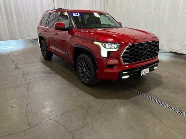 Certified Used 2024 Red Toyota Platinum image 1