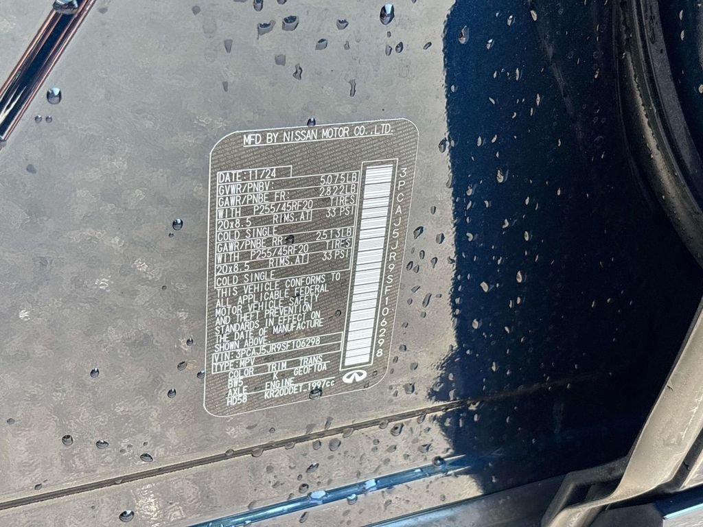Certified Used 2025 Blue INFINITI LUXE image 32
