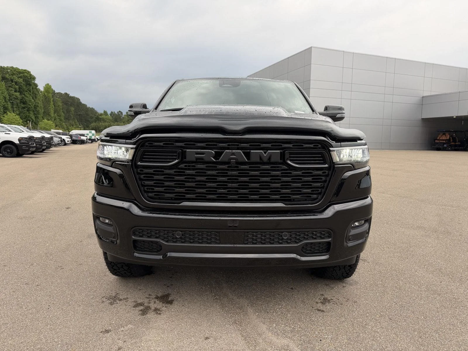 New 2026 Diamond Black Crystal Pearl-Coat Exterior Paint RAM Big Horn image 2