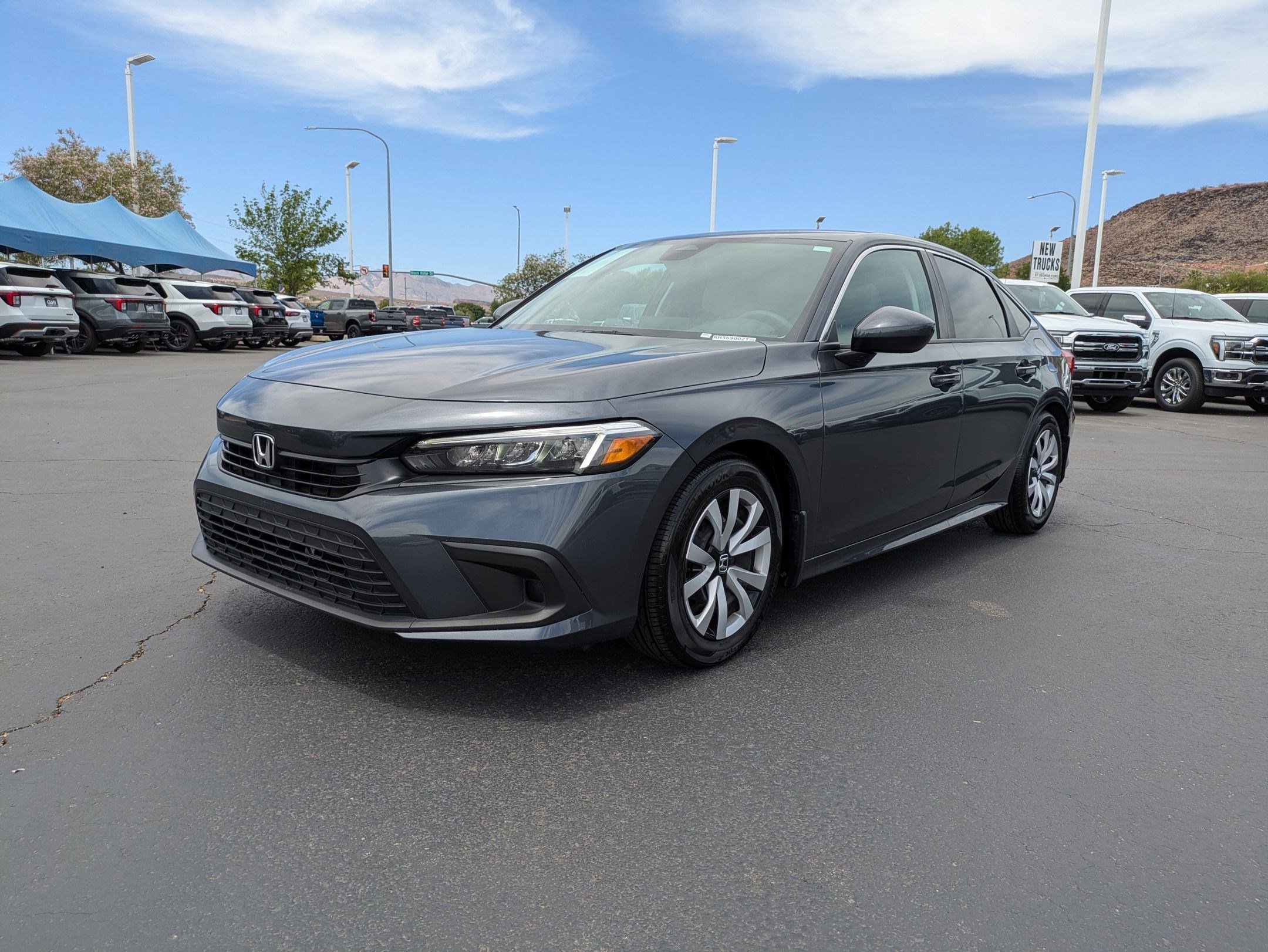 Used 2024 Gray Metallic Honda LX image 7