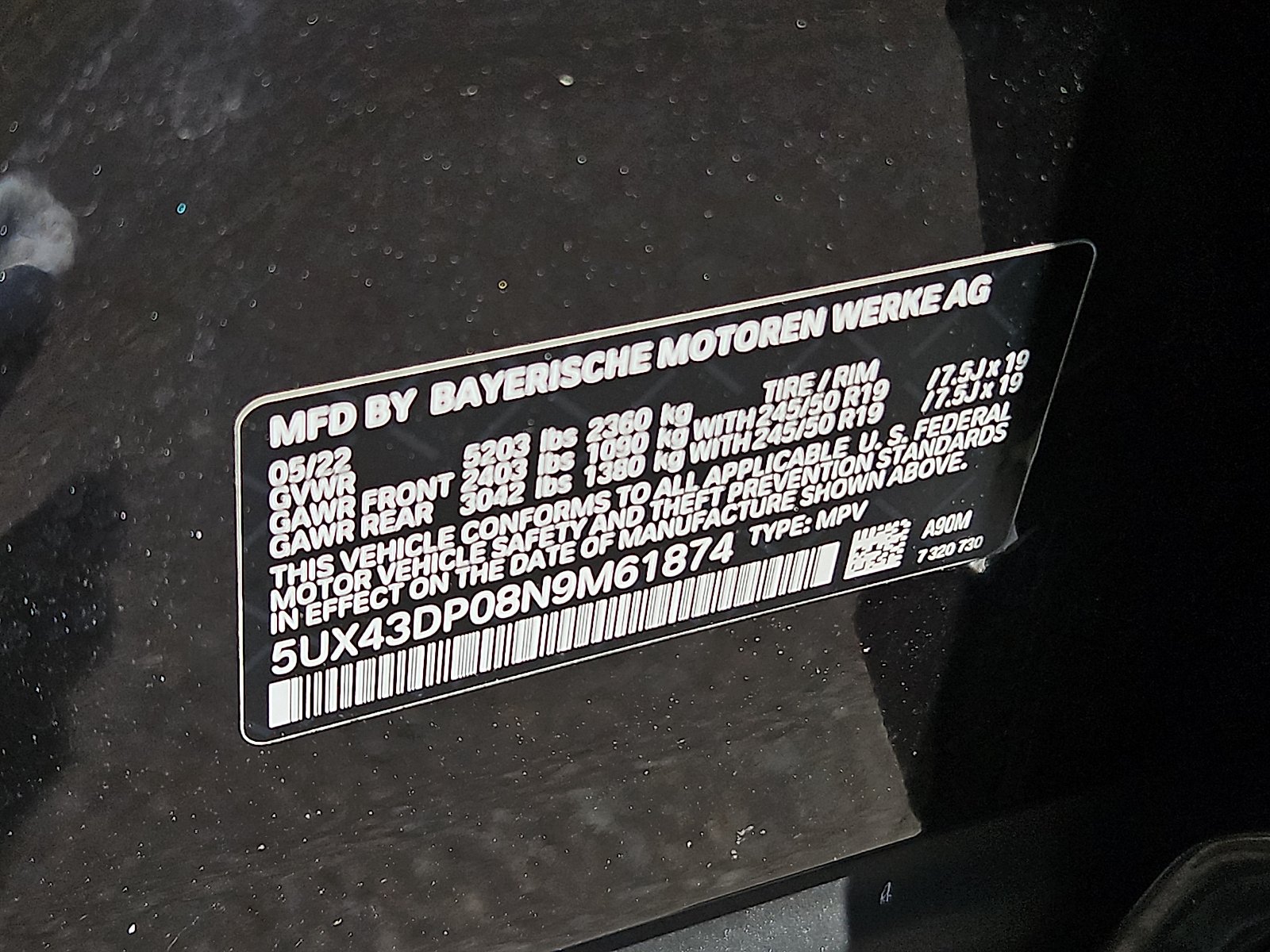 Used 2022 Dark Graphite Metallic - A90 BMW sDrive30i image 28
